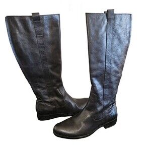 Sixth & Love Black Leather Boots Size 7.5